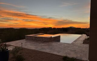 IMG_4236 Vanishing-edge pool and spa overlooking the desert at sunset